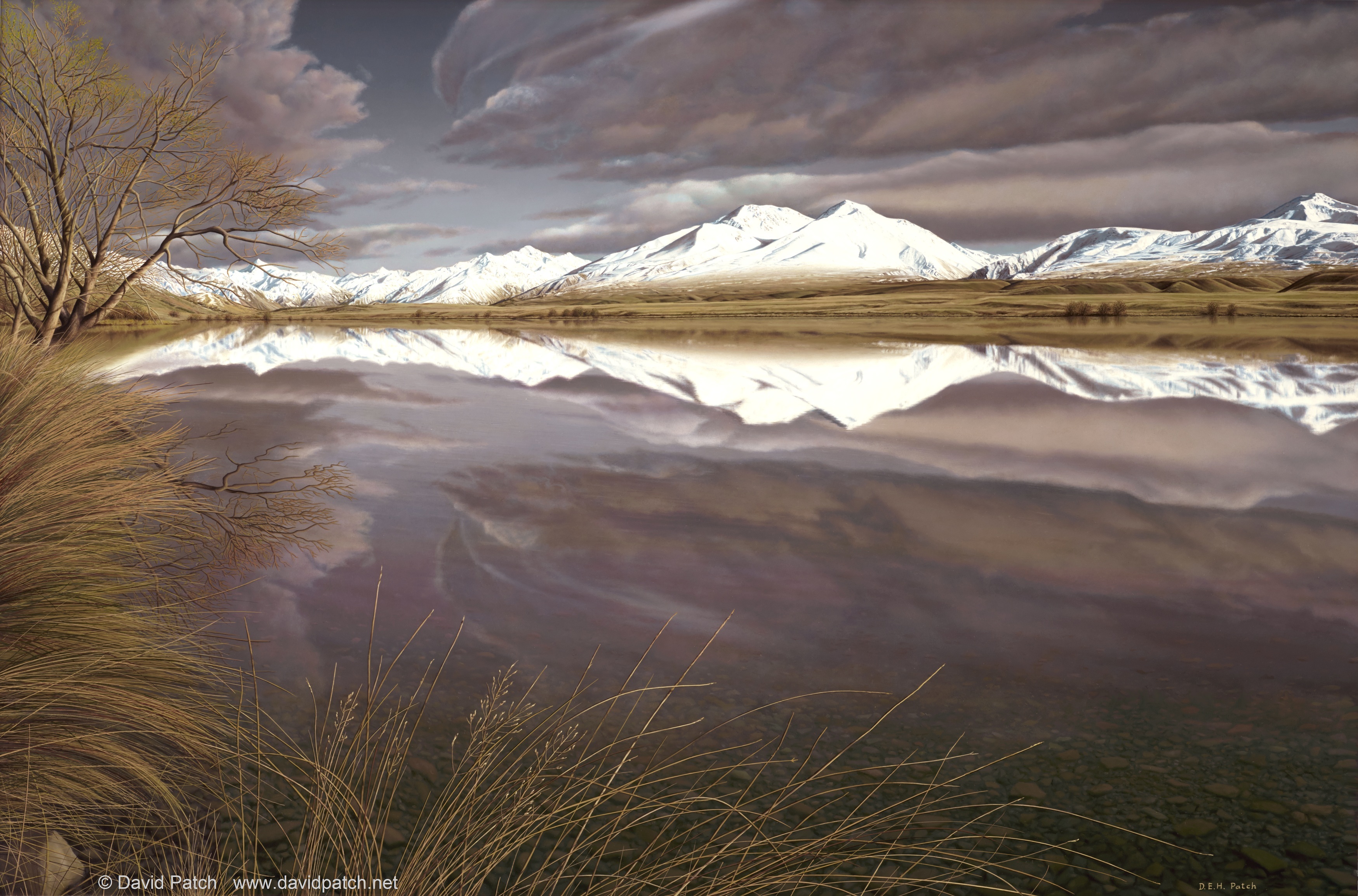 Landscape Oil Painting Hyperrealism Art David Patch Artist