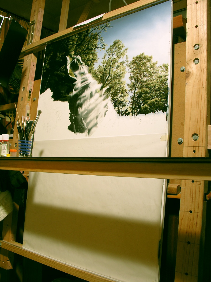 Landscape Oil Painting Hyperrealism Art David Patch Artist