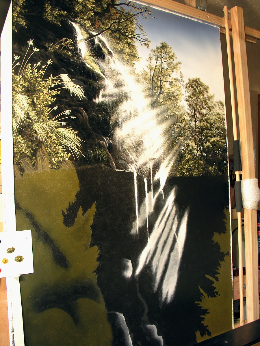 Landscape Oil Painting Hyperrealism Art David Patch Artist
