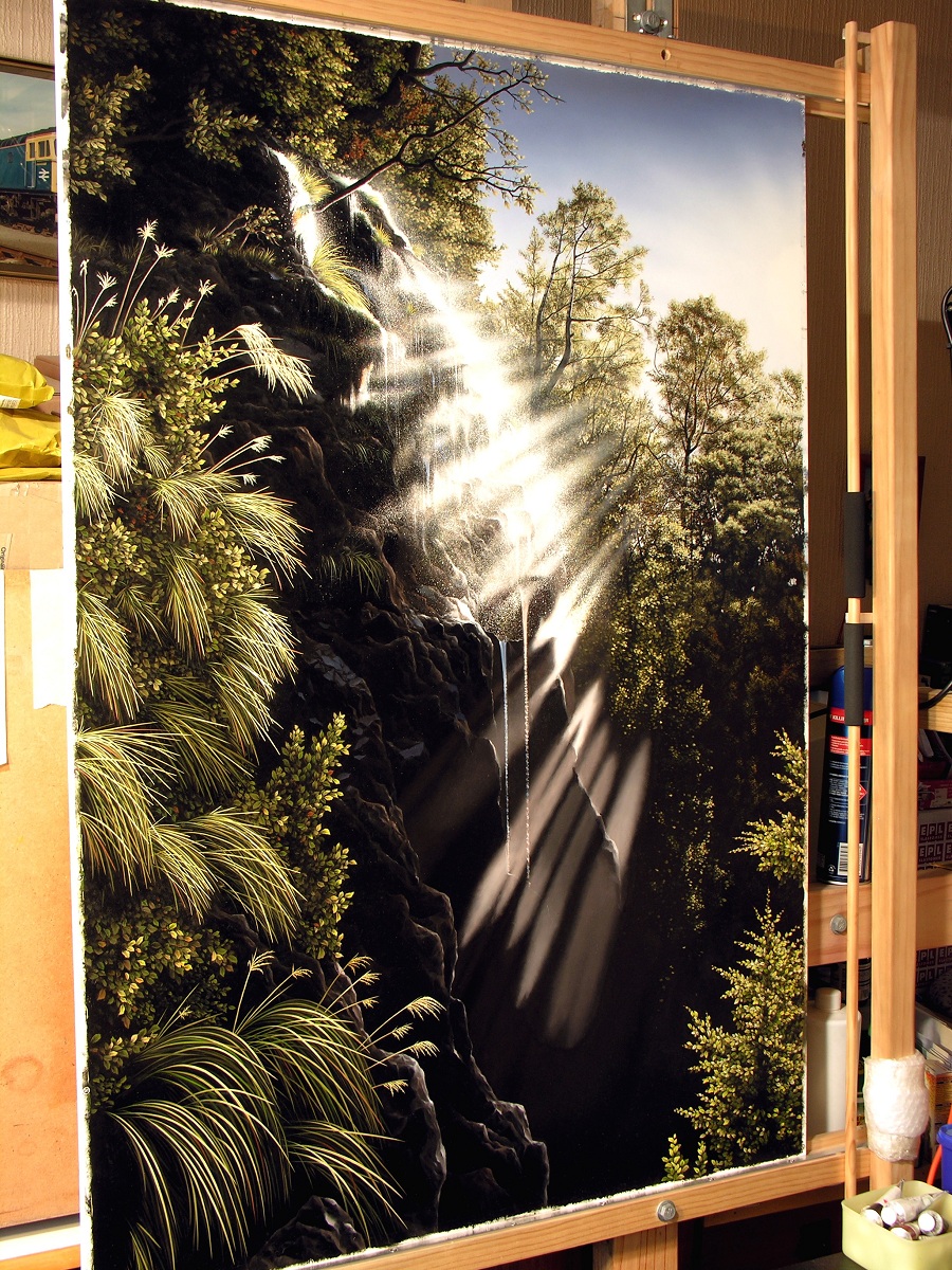 Landscape Oil Painting Hyperrealism Art David Patch Artist