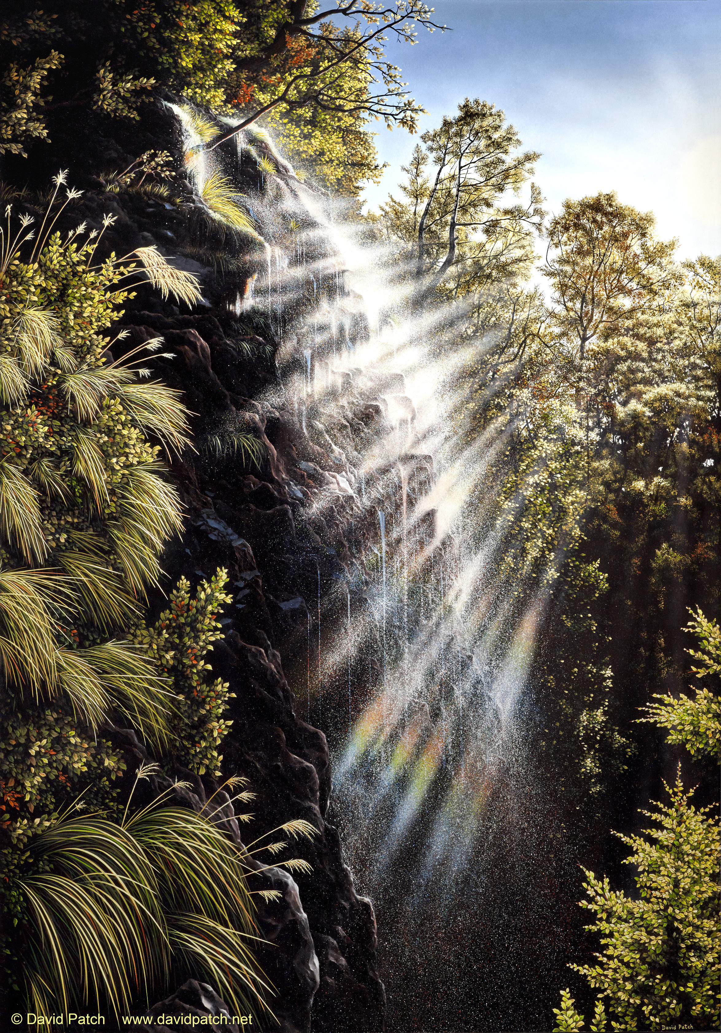 Landscape Oil Painting Hyperrealism Art David Patch Artist