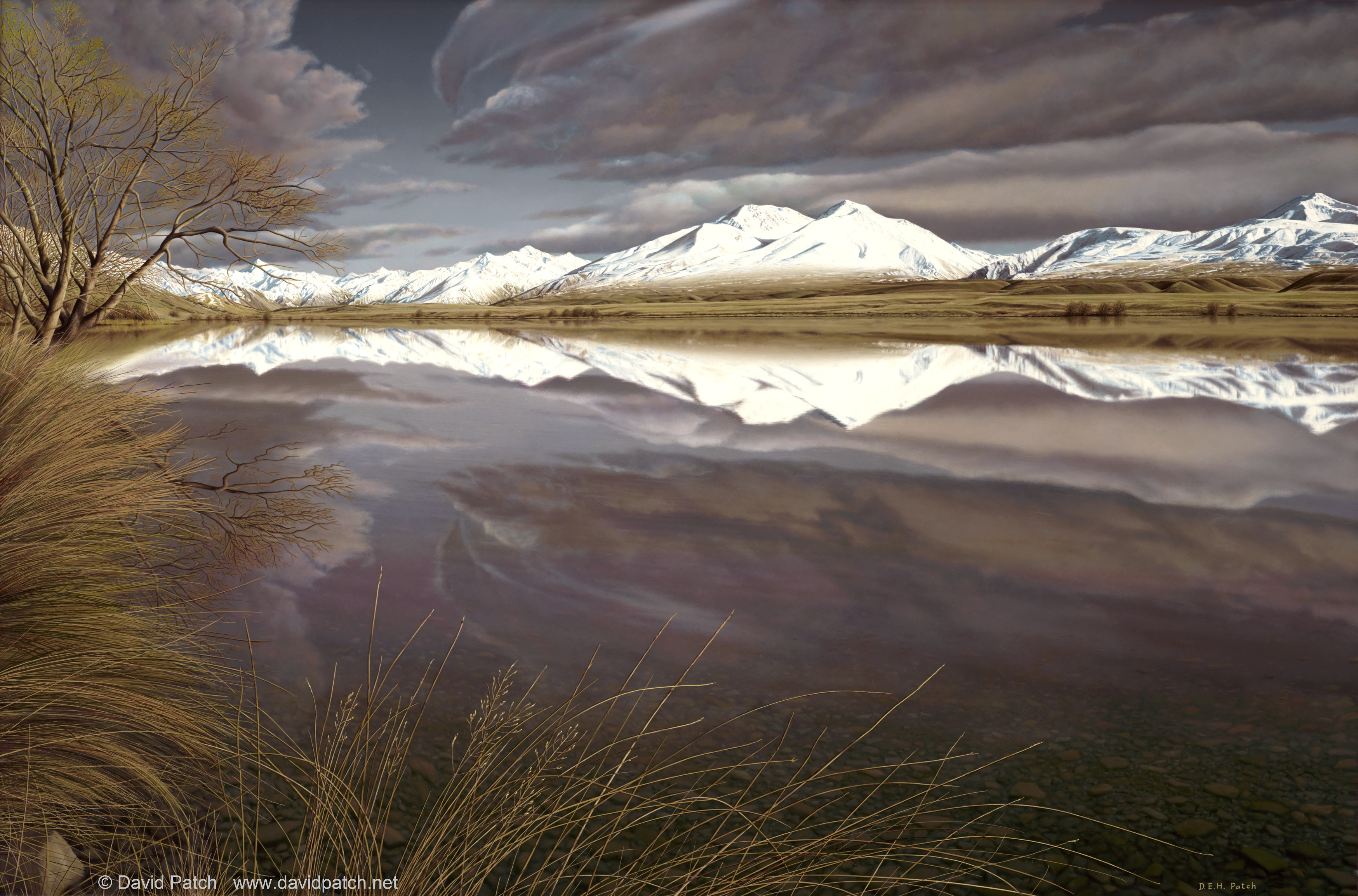 Landscape Oil Painting Hyperrealism Art David Patch Artist